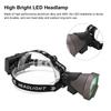 Oppladbar Aluminiumslegering og ABS Høy Lysstyrke for Fotturer Hodelykt, Hodelykt, Fiske, Camping,