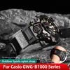 Schlaufenarmband aus Nylon-Canvas für Casio G-SHOCK Big King 3. Generation 5713 GWG-B1000, Herren-Uhrenarmband für Outdoor-Sportarten