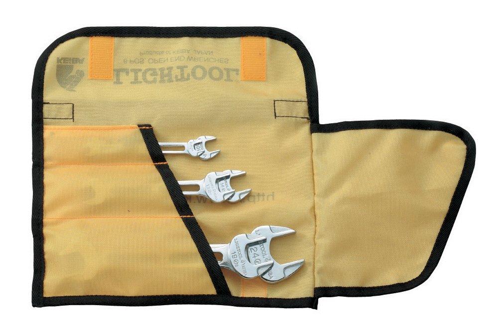 

Keiba Light Tool Wrench Set of with Double-Ended 6, Case, OE-006S-L