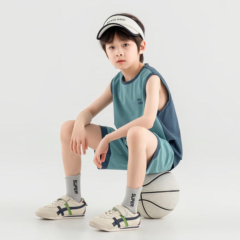 

Dodojia Boys Smooth & Skin-Friendly Summer Sports Vest & Shorts Set 120