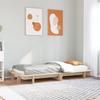 Vidaxl Bed Frame Without Mattress, 90X190 Cm, Solid Pine Wood