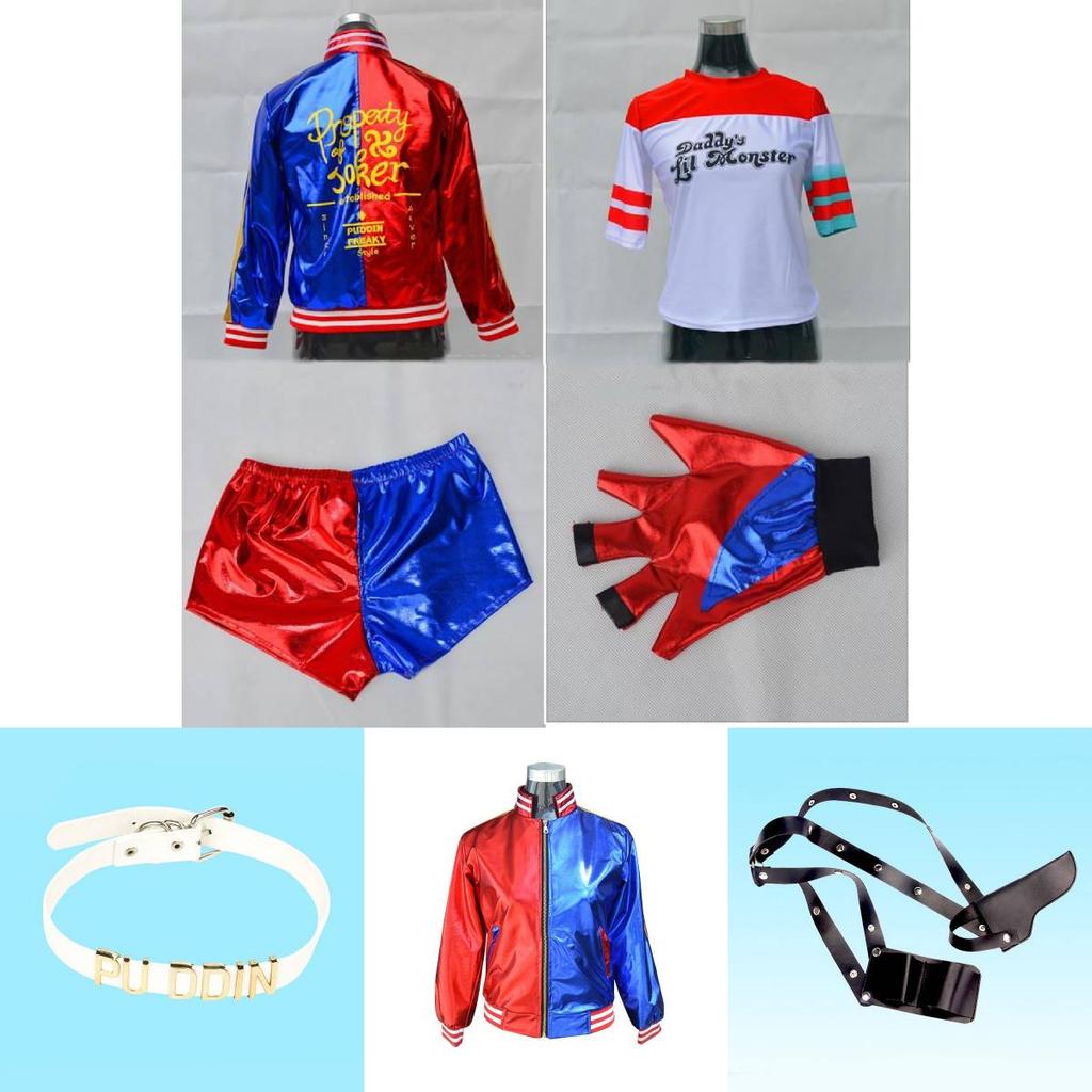 Suicide Squad Harley Quinn Cosplay Costume For Adults And Kids With Polyester Fabric For Role Play