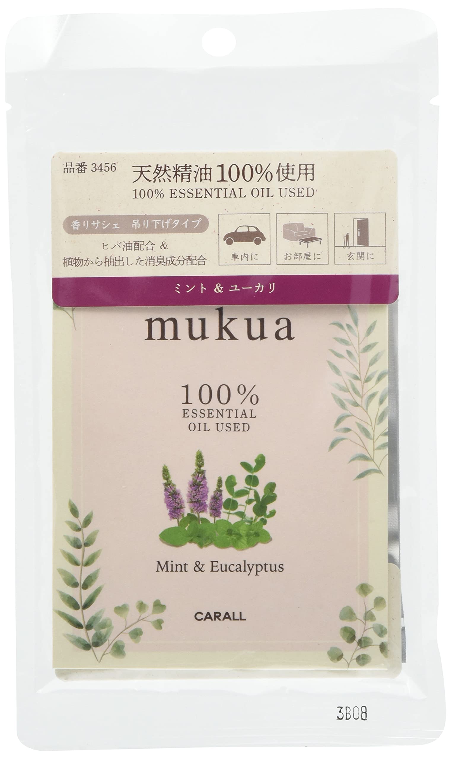 

Carall Mukua Sachet Mint Eucalyptus Product 3456 & No. белый