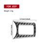 Real Carbon Fiber Dashboard Headlight Switch Button Trim For Jeep Cherokee 14-18