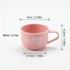 Kawaii Cute 304 Stainless Steel Coffee Mug Kids Milk Cup Anti-scald Plastic Tea Water Cups Portable Unbreakable Home Drinkware