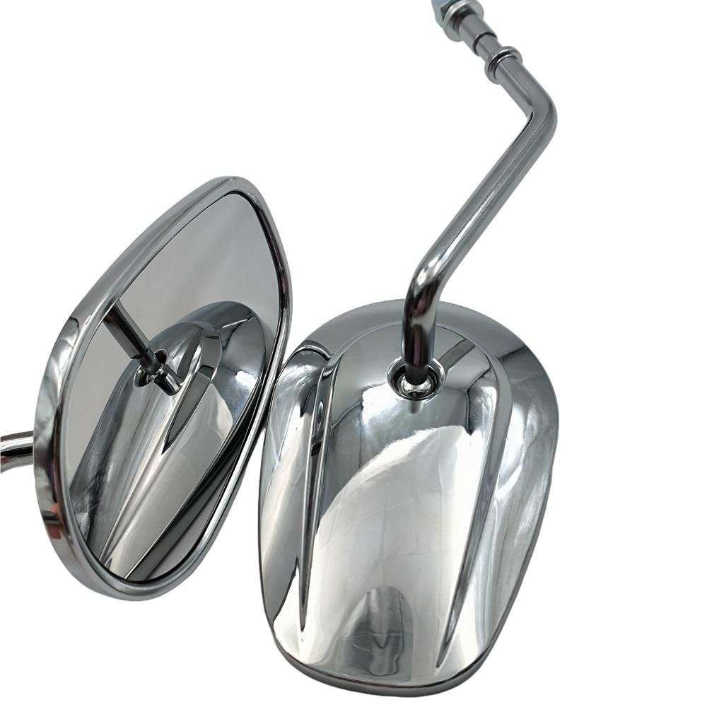 8MM Motorcycle Rear View Side Mirrors For Harley Softail Dyna SPORTSTER XL 883 1200 Touring Road King Street Glide CVO FXDB FXDF