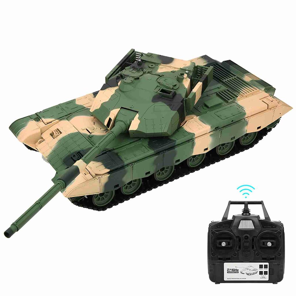 116 2.4G Electric Remote Control Simulation Tank Model Alloy Light Sound Kid Toy