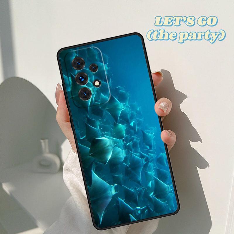 

Animal Manta Ray phone case For Samsung Galaxy A42 A31 A40 A51 A71 A32 A80 A91 A52 A72 A73 A20e A21S A50 A70 A11 A12 Cover Samsung A11