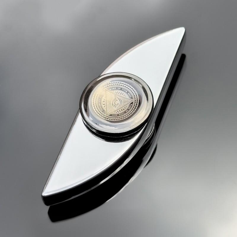 EDC Stainless Steel Fingertip Rotator - Premium Adult Fidget Toy for Anxiety Autism Relief Men’s Gift Children’s Fidgeting Toy