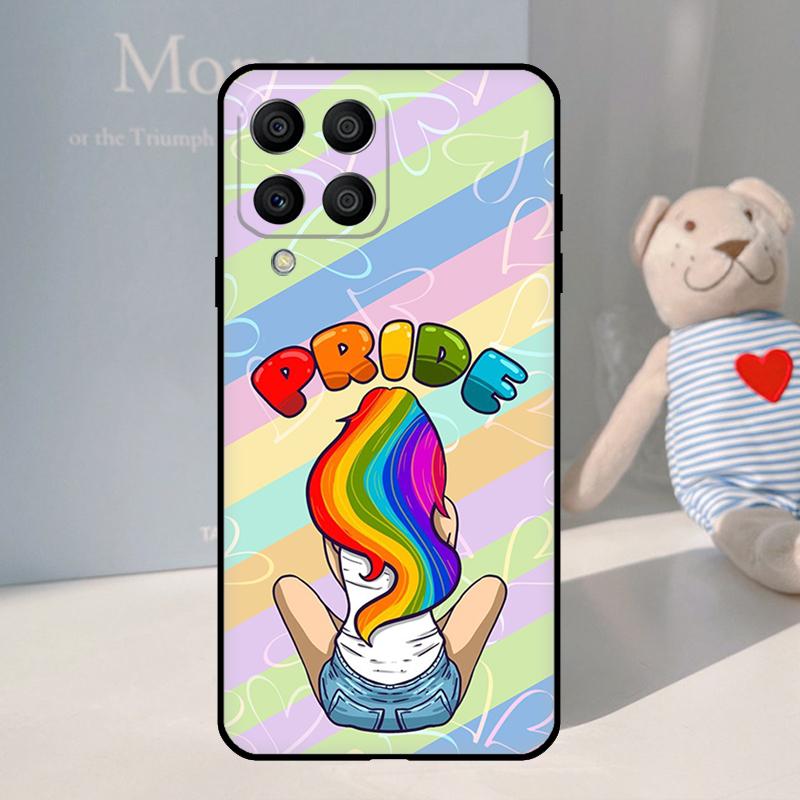 LGBT Pride Love For Samsung Galaxy M55 M15 M35 M14 M34 M54 M11 M21 M31 M13 M33 M53 M12 M32 M52 M06 M16 Case