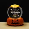 Spooky Night Pumpkin Skeleton Lamp - Creative Horror Halloween Decor Atmosphere Light.