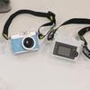 Smiling Face Camera Keychain With LED Light And Sound Effect Detail Creative Hanging Pendant For Parties Gifts