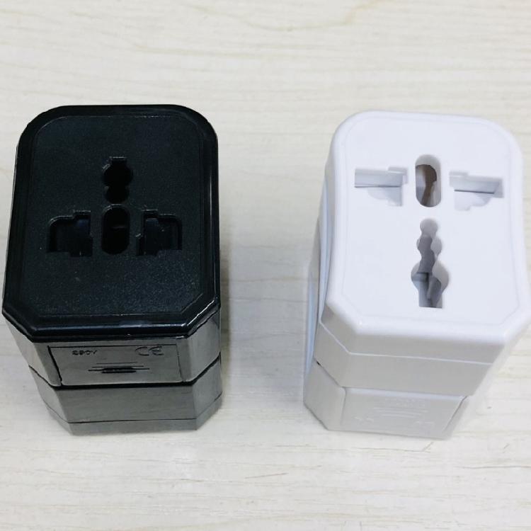 Mezinárodní adaptéry do zásuvky 3 ks Univerzální design pro zařízení z USA, Evropy, Velké Británie Snadná instalace
