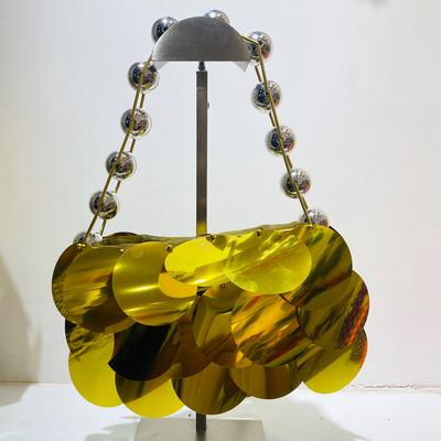 Feminine Evening Bags for Women Designer Luxury Bag and Bag New In PVC Sequins Inlaid Fringed Weaving Trim Clutch Bag