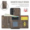 DG.MING M6 Series For Samsung Galaxy S25 FE Case Magnetic Wallet PU + PC + TPU Phone Cover