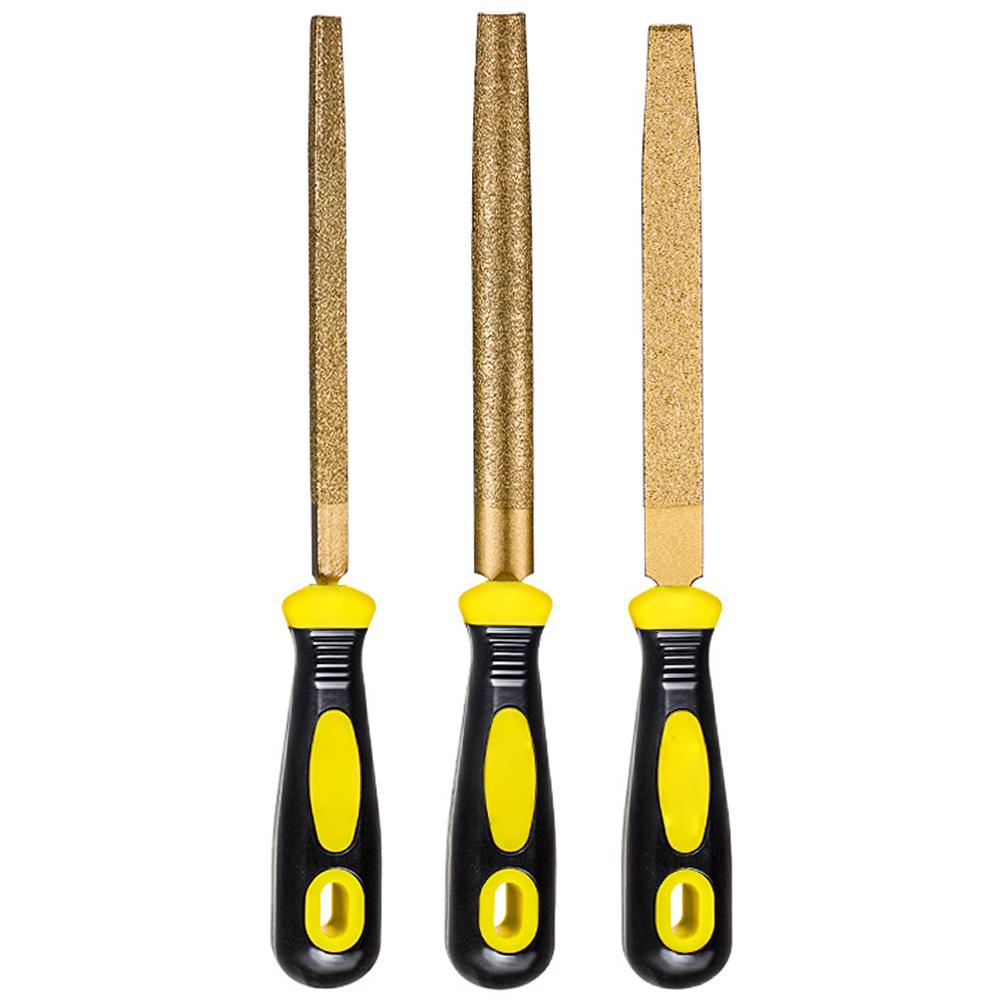 

3pcs 6 Inches Brazing Emery Wood Rasp Set Double-Sided Files For DIY Woodworking Grinding Wood Rasp Set Hand Tools Files China Mainland