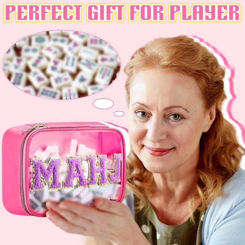 Multipurpose Big Visible Makeup Storage Bag With Letter Features Suitable For Bathroom Travel And Home Use