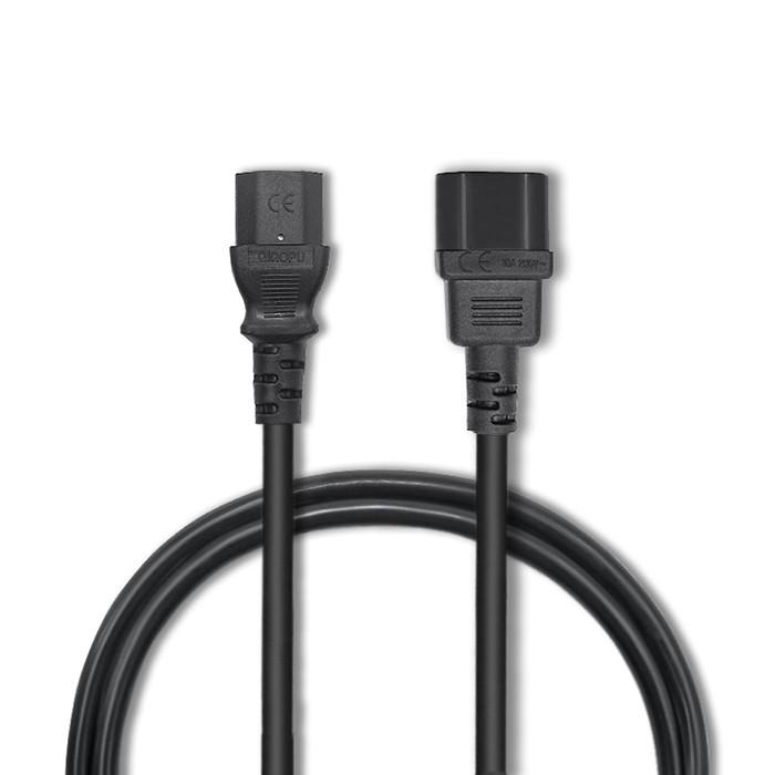 Qoltec Kabel Przedłużający Zasilający Iec C13/C14 | 3X1.00Mm² | 5M