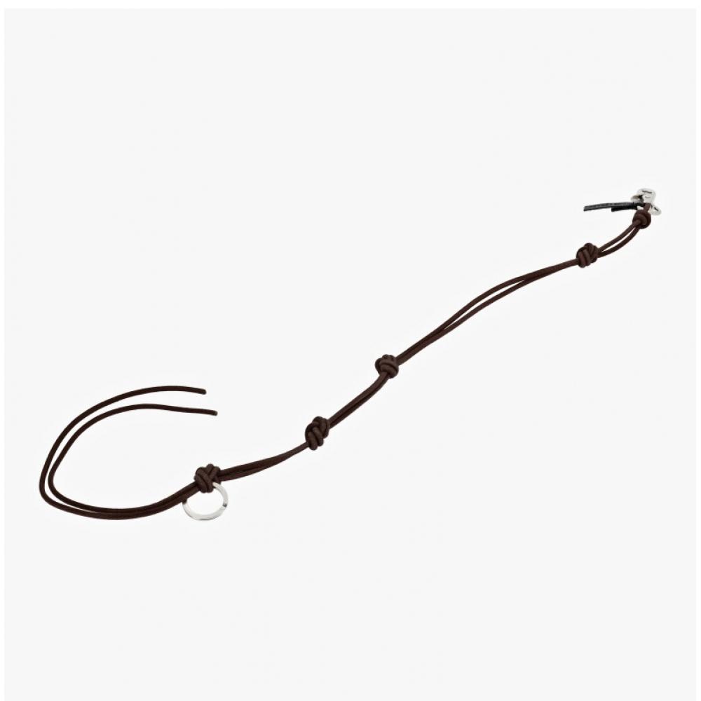 Hourlegashi A4248uld Radon Udon Dark Brown Keychain Leather Necklace