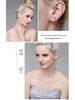 Korean Fashion S925 Sterling Silver Freshwater Pearl Antler Stud Earrings, Simple Christmas Gift for Women