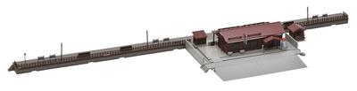 TOMIX N Spur Hölzerner Bahnhofsbausatz Cold Region Typ 4251 Dioramazubehör