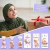 50-500PCS Ramadan Holiday Flat Pouch Set 3 in 1 Flower Crescent Pattern Eid Mubarak Candy Favor Party Gift Bag