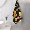 Road Work Under Construction Transportation Pattern Blue Soft Face Towel Quick Dry Pool Bath Cotton Towels Breathable