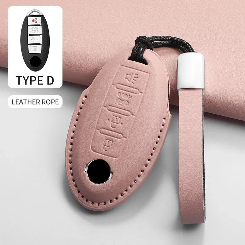 Autoschlüsselhülle Abdeckung Schale Fob für Nissan J11 J10 Versa Maxima Altima Rogue Sentra Murano Trail für Infiniti FX35 QX60 Autoschlüsselanhänger