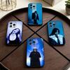 Billie B-BLUE Eilish singer  Phone Case For iPhone 17,16,15,14,13,12,11 Plus,Pro Max,XS,Soft Silicone Black Cover