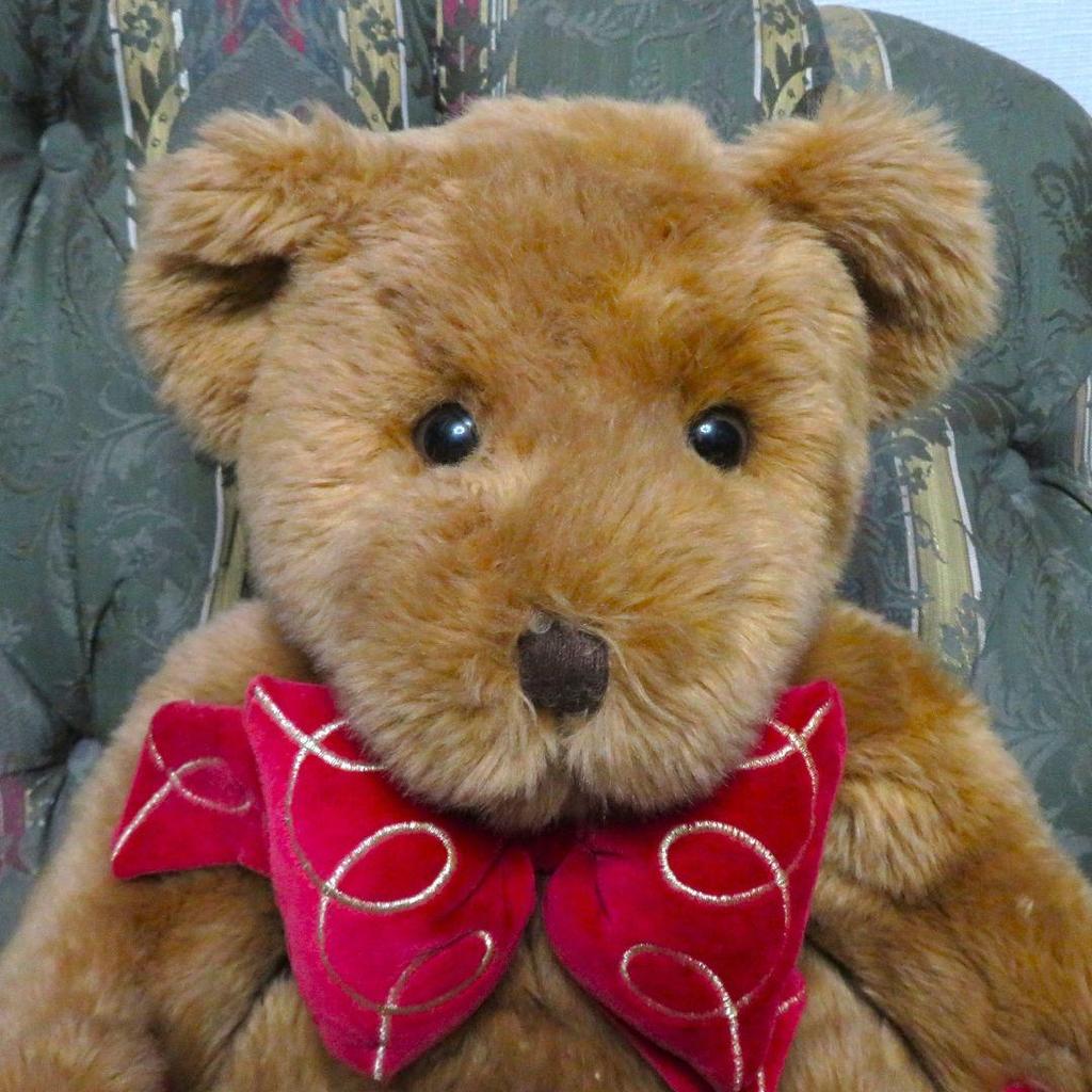 [USED] Harrods Memorial Teddy Bear, Caramel Colored Plush Toy No. 2