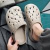 Hole Shoes Men's 2025 Summer New Non-slip Sandals Bag Head Slippers Wear Classic Beach Shoes