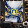 Arazzo da Appendere a Parete Stampa Calcio Leeds United Tessuto per Soggiorno Camera da Letto Decorazione Casa