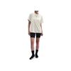 Logo Print Loose Fit Round Neck Short Sleeve T-Shirt Women Tops IB4067-133