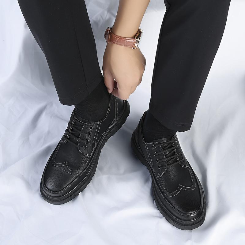 Classic Brand Men's Genuine Leather Shoes British Style Men's Professional Business Shoes Versatile Men's Casual Shoes Non Slip