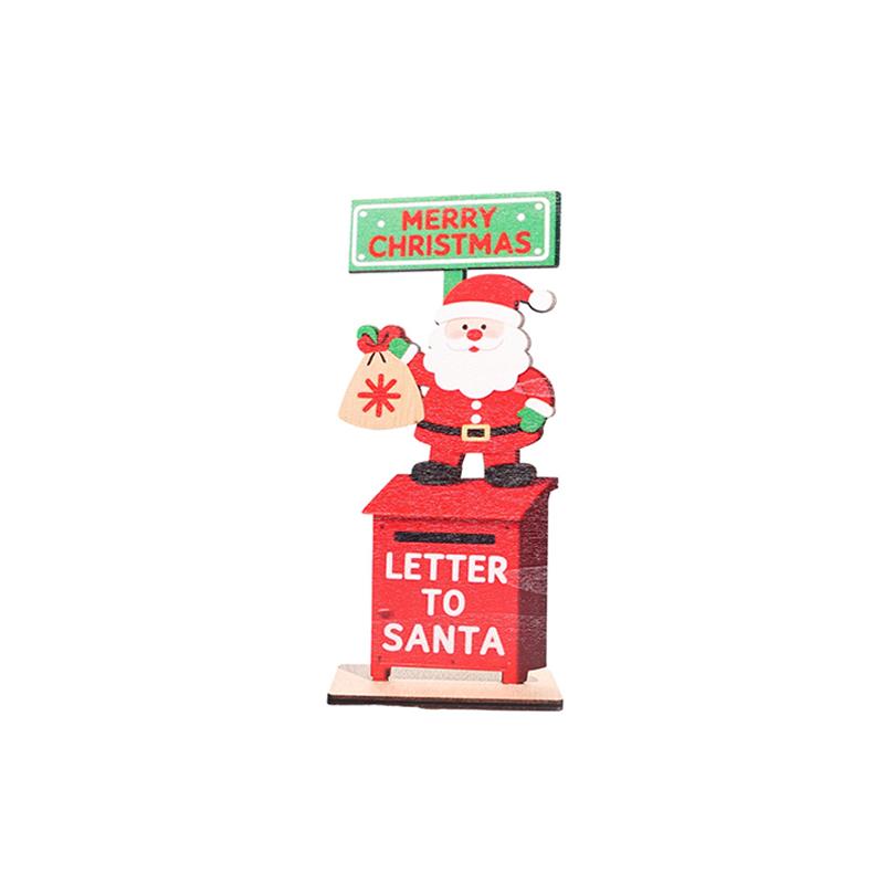 

Christmas Wooden Table Decoration Centerpiece Xmas Snowman Santa Claus Gnome Sign For Holiday Party Supply
