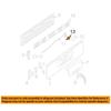 Rear Tailgate Fastener Locking Strikers Pin For  Heavy Duty Metal Material Weatherproof Construction 90570-ZP50A