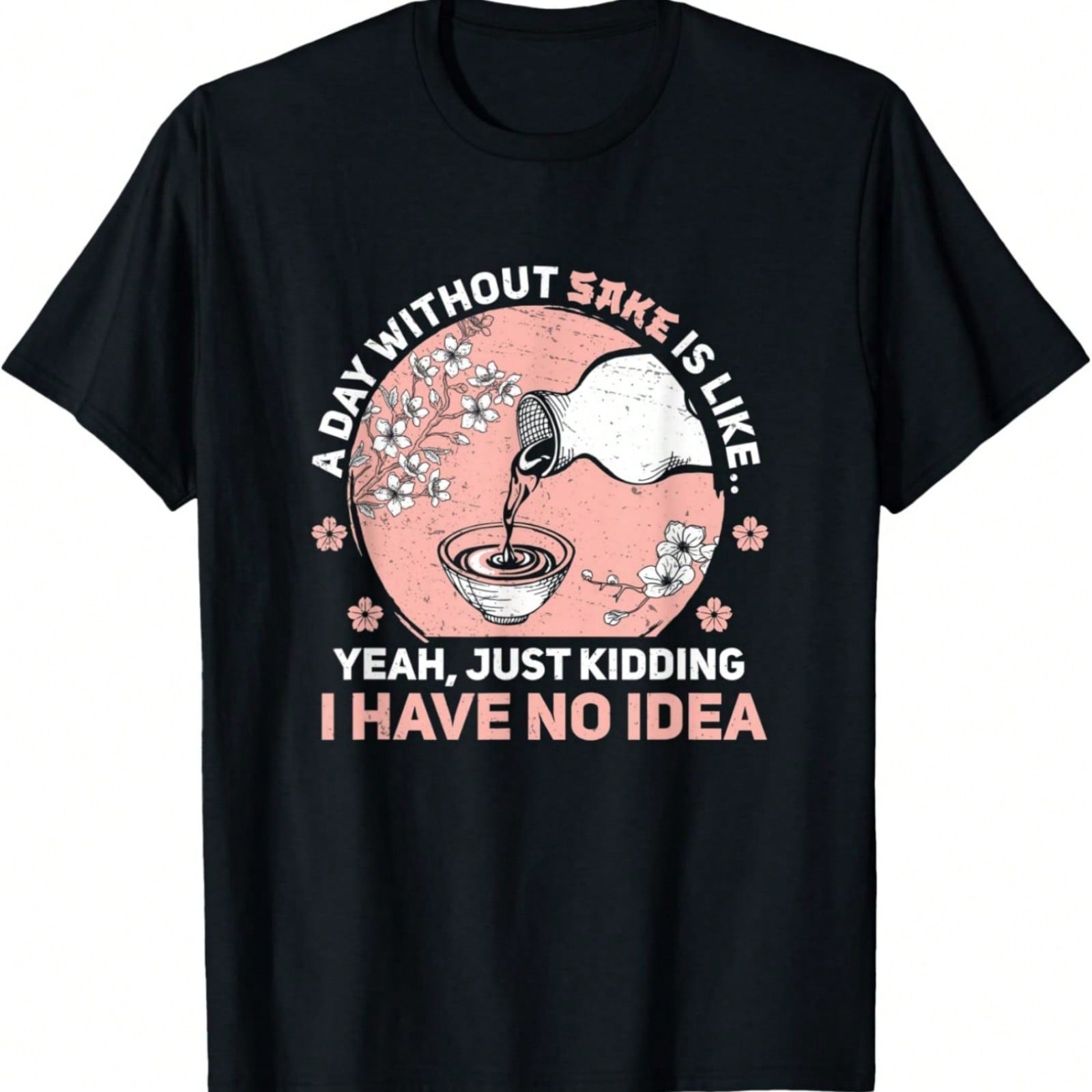Japanese I Want To Drink Sake (Rice Wine) T-Shirt S