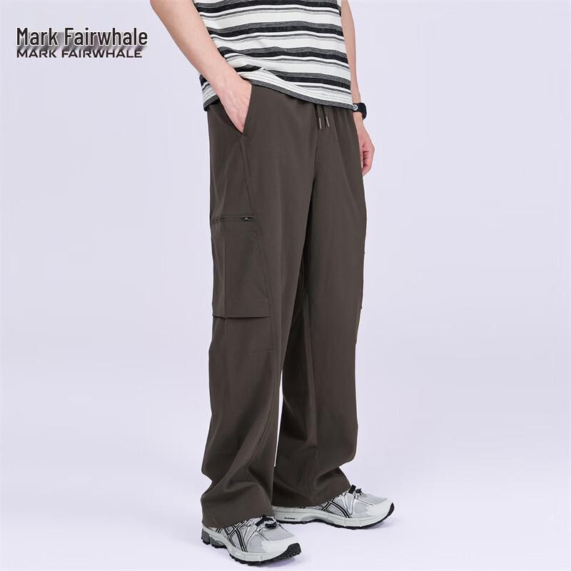 Mark Fairwhale Men s Workwear Tech Loose Straight-Leg Casual Pants 165/S