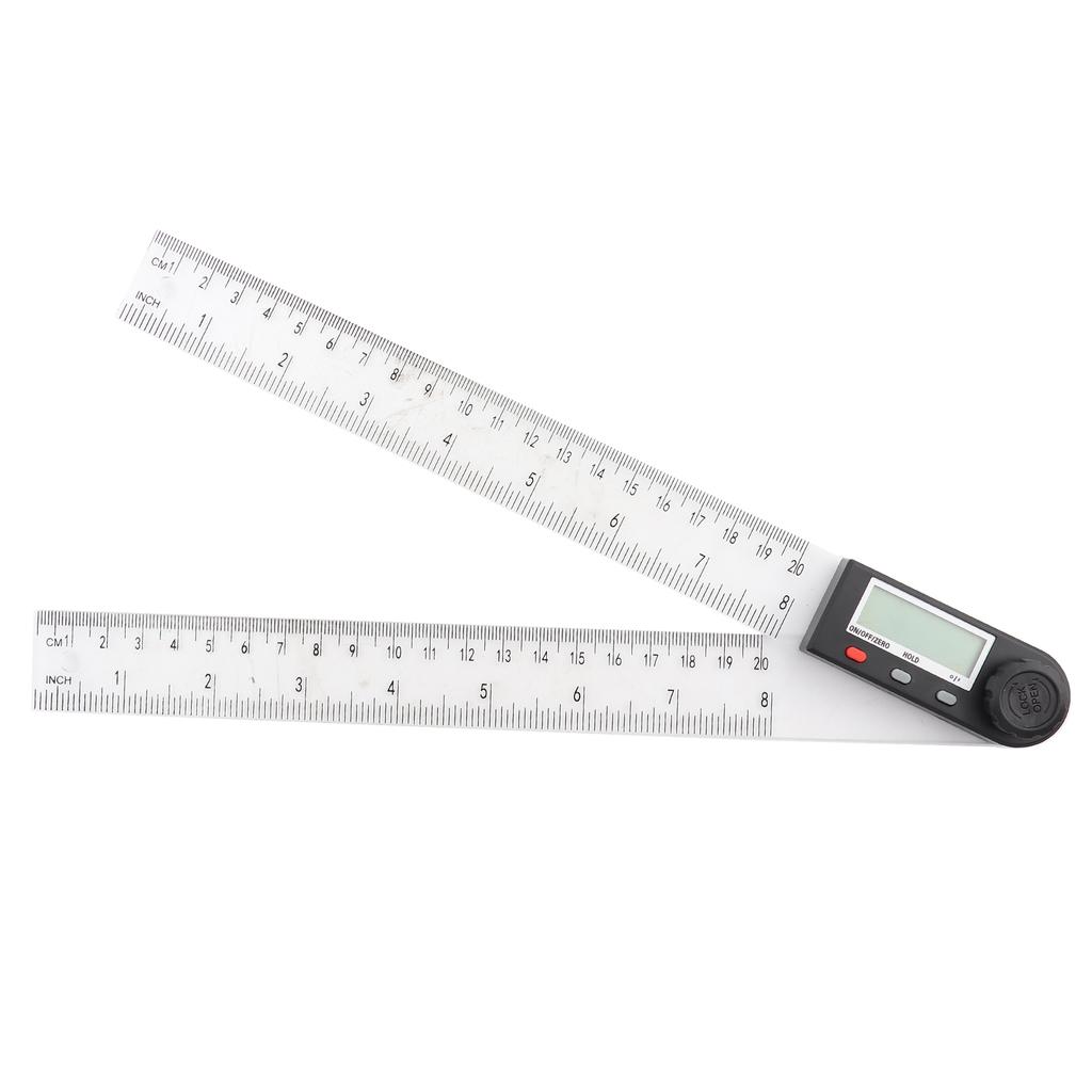 Digitální úhloměr Hledač úhlů Měřič Digitální displej Plastový goniometr ZX PD290