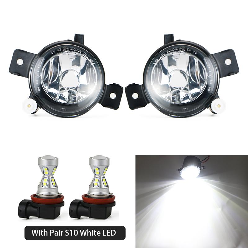 Fog Lamp Assembly For BMW X5 E70 Sport Package 2011 2012 2013 Front Bumper Anti Fog Light 63177224643 63177224644