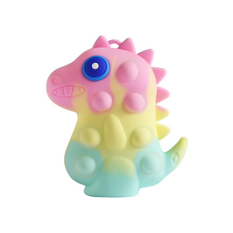 New Silicone Rat Control Pioneer Decompression Ball Cartoon Toy Silicone Dinosaur Pinch Music Vent Ball Pinch Music