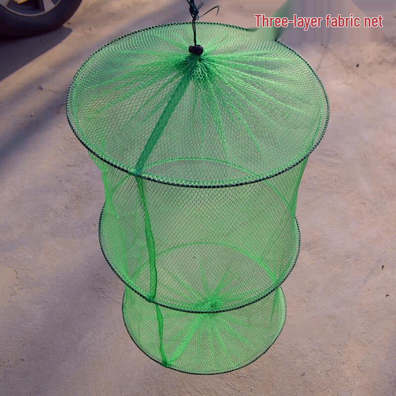 Yuanzu Foldable Rubberized Nylon Fishing Keep Net