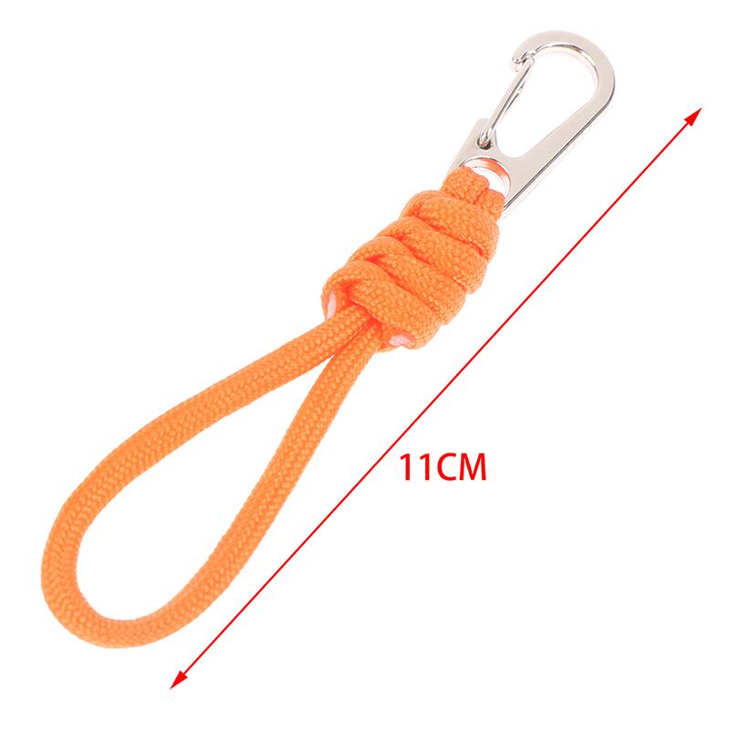 1ks Multifunkční Paracord Klíčenka Proti Ztrátě Šňůrka na Fotoaparát Karabina Hák Šňůra Závěsné Lano na Batoh Nástroj pro Přežití v Přírodě