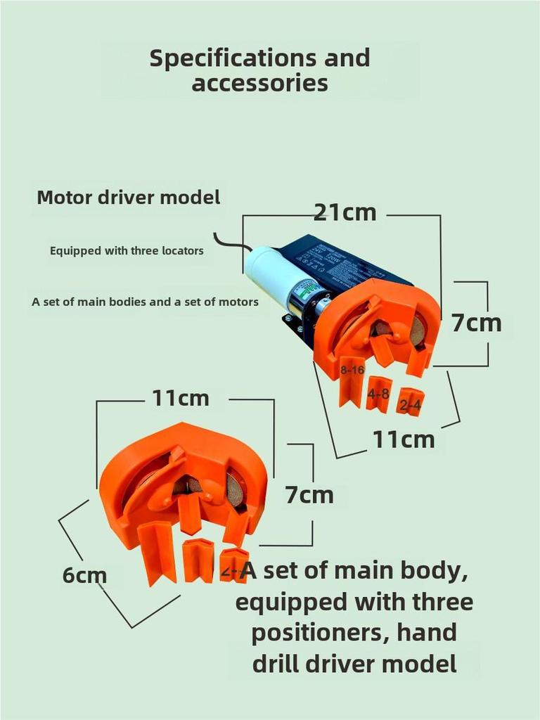 Portable Multi-Function Grinding Tool for Drill Bits, Knives, and Cutters
