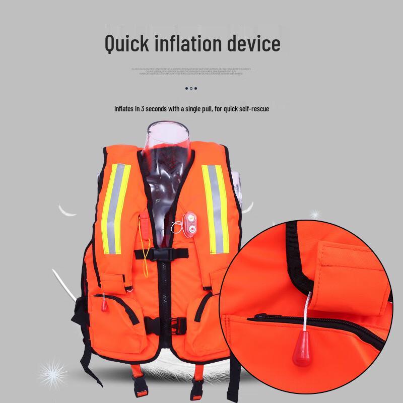 Reinforced Adult Inflatable Life Vest
