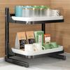 Adjustable 6-Tier Metal Cup Organizer Rack Countertop Or Wall Mount Modern Drinkware Storage Glasses Wine Cups Mugs
