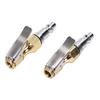 2pcs Closed Clip On Tire Chuck Brass 1Celsius4in NPT Male Quick Connect Locking Tire Chuck For Compressor
