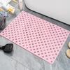 Rutschfeste Badezimmermatte mit Saugnäpfen, schnelltrocknende Duschunterlage mit kreisförmigem Lochdesign, Massageringen, ideal für Badezimmer zu Hause und in Hotels