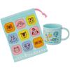 Skater Kids' Cup Bag, 21 x 15 cm, Animal Crossing: New Horizons, Made in Japan, KB62-A