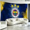 Fenerbahce sk Wall Tapestry Aesthetic Wall Hanging Printed Fabric Blanket Decorative Tapestries for Bedroom Living Room Home Decor